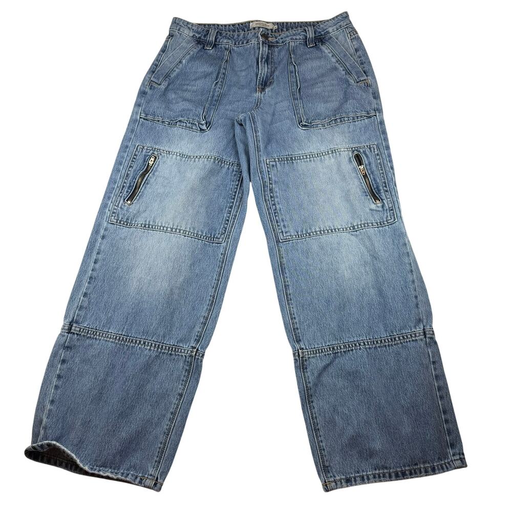 Hidden Los Angeles Wide Leg Cargo Jeans Size 28